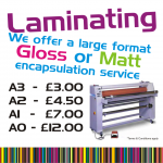 Laminating Service